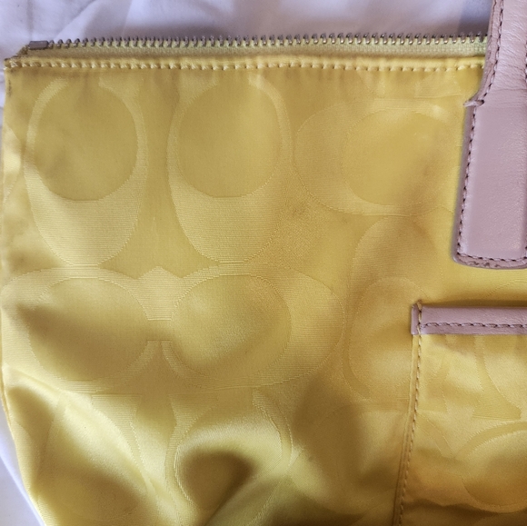 Yellow Coach Purse - Picture 3 of 16